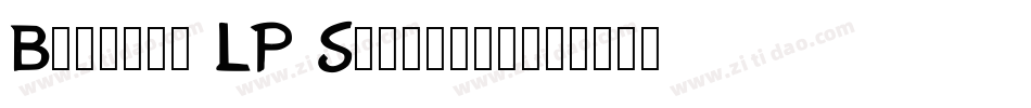 Bermuda LP Squiggle字体转换
